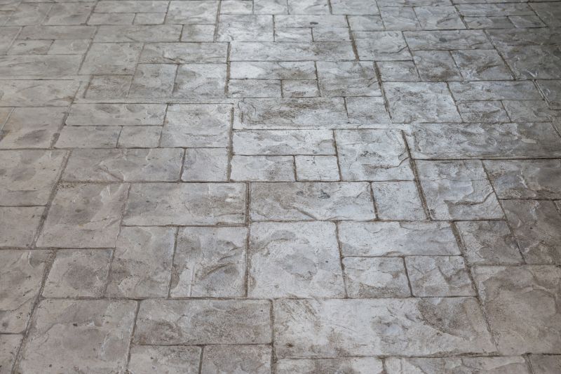 Stamped Concrete Courtyard